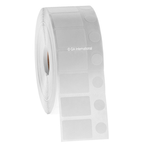 Permanent FreezerTAG Deep-Freeze Labels for Thermal-Transfer Barcode Printers, White, 1.125" x 0.75" + 0.437", 2000 labels/roll