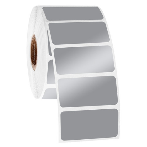 Permanent FreezerTAG Deep-Freeze Labels for Thermal-Transfer Barcode Printers, Silver, 2" x 1", 2000 labels/roll