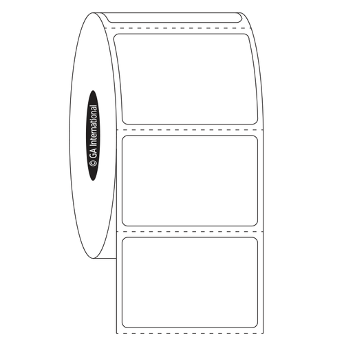 Permanent FreezerTAG Deep-Freeze Labels for Thermal-Transfer Barcode Printers, White, 1.5" x 1", 3000 labels/roll