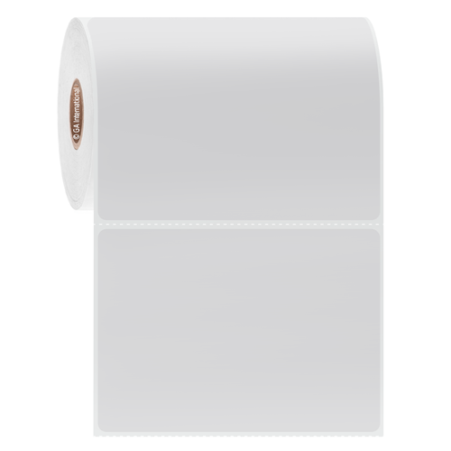 NitroTAG - Cryogenic Barcode Labels for Liquid Nitrogen Storage, White, 4" x 2.875", 500 labels/roll