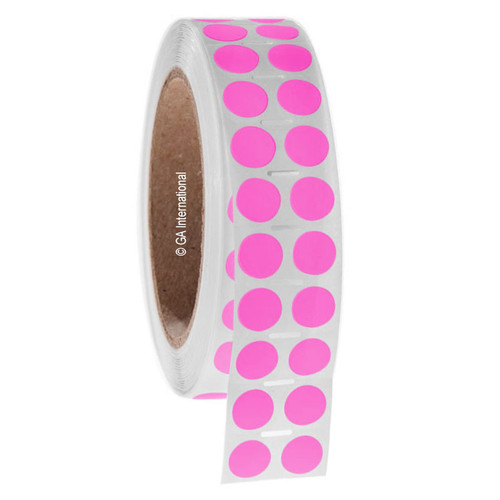 Permanent FreezerTAG Deep-Freeze Labels for Thermal-Transfer Barcode Printers, Pink, 0.5", 2000 labels/roll