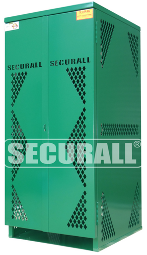 Oxygen Gas Cylinder Storage Cabinet, Vertical, 10-20 Cylinder, 2-Door, 65" x 60" x 32" Oxygen Gas Cylinder Storage Cabinet, Vertical, 10-20 Cylinder, 2-Door, 65" x 60" x 32"