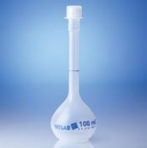 Volumetric Flask, Polypropylene, PP, Class B, 50mL, case/6