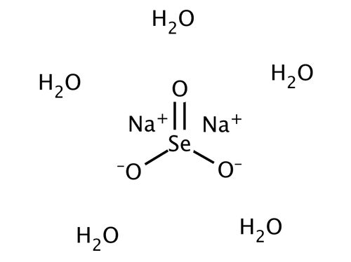 Sodium selenite pentahydrate (Na2O3Se·5H2O), 500 grams