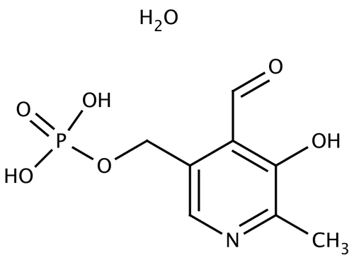 Pyridoxal-5'- phosphate monohydrate (C8H10NO6P·H2O), 5 grams