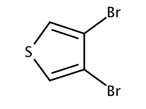3,4-Dibromothiophene (C4H2Br2S), 5 grams