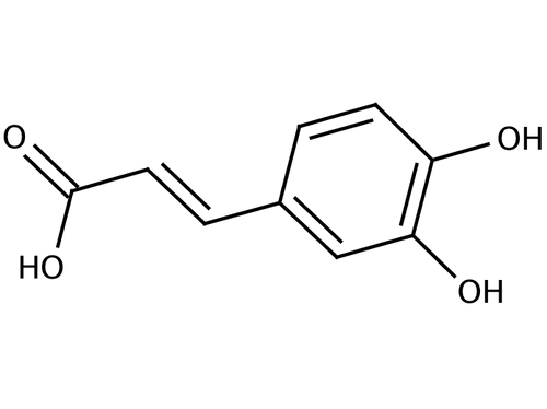 3,4-Dihydroxycinnamic acid (Caffeic acid) (C6H3(OH)2CHCHCOOH), 25 grams