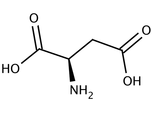 D-Aspartic acid (C4H7NO4), 25 grams