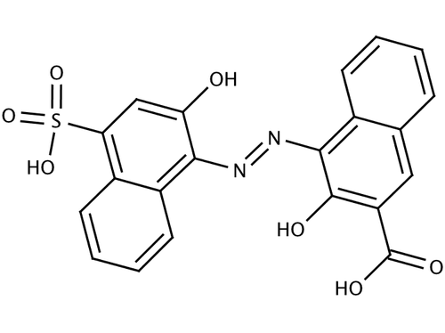 Calconcarboxylic acid (C21H14N2O7S), 25 grams