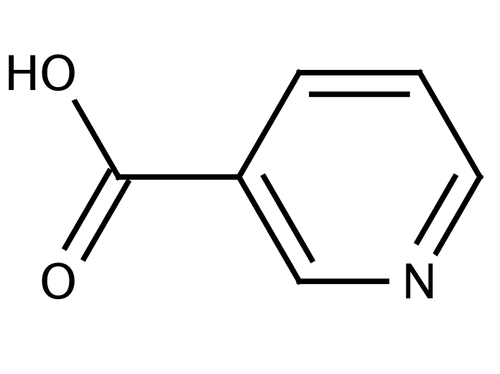 Nicotinic acid (C6H5NO2), 100 grams