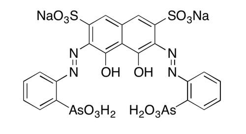 Arsenazo III disodium salt (C22H16As2N4Na2O14S2), 1 grams