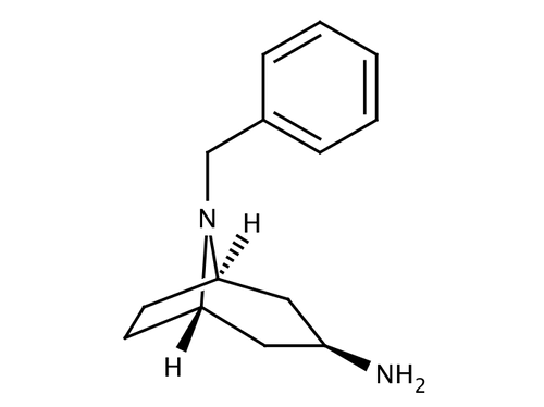 8-Benzyl-8-azabicyclo[3.2.1]octan-3-exo-amine (C14H20N2), 1 grams