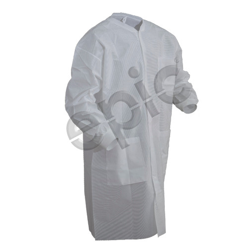 SMS Lab Coat with 3 Pockets, White, case/30
