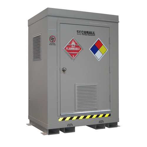 HazMat Drum Storage Locker with Optional Fire Rating, 2-Drum