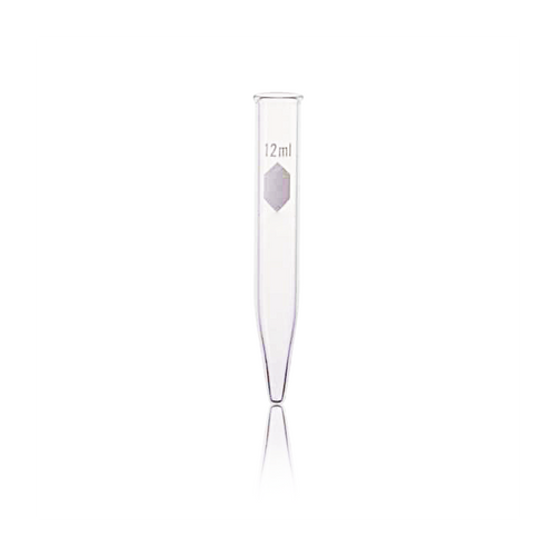 KIMBLE® Borosilicate Glass Heavy-Duty Plain Centrifuge Tube, 12 ml, case/12