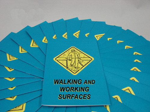 Safety Training: Walking, Working Surfaces Safety Training Employee Booklet