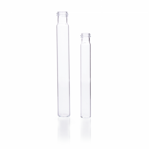 KIMBLE® Borosilicate Glass Flat Bottom, Disposable Screw Thread Culture Tube, 18-415, 20 x 113 mm, case/500