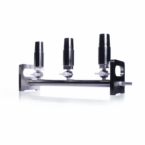 Kimble® SPE Manifold, Borosilicate Glass, Borosilicate Glass, 3-Place, Stainless Steel