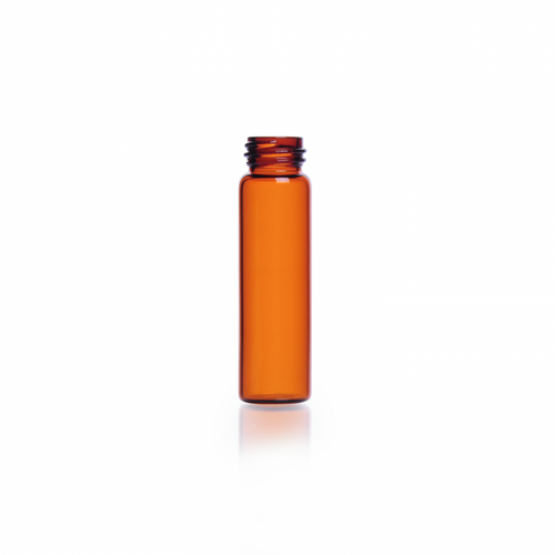 KIMBLE® Amber Sample Vial, Borosilicate Glass, 12 ml, 15-425, case/1000