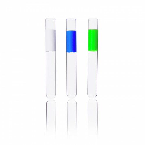 KIMBLE® Borosilicate Glass Tube, White, 12 x 75mm, 5 ml000