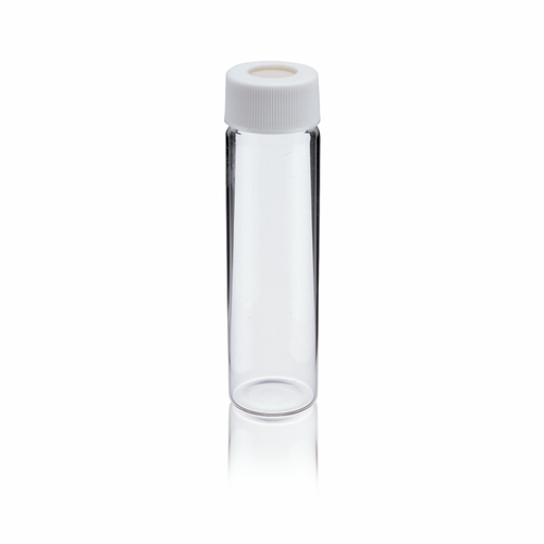 KIMBLE® Clear-Sample Vial, Borosilicate Glass, 40 ml, case/72