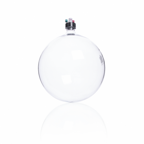 KIMBLE® Static Dilution Bottles, Borosilicate Glass with Mininert Valve, 2000 ml