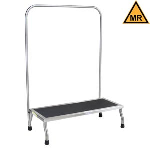 Kent Foot Stool, 30"W x 8"H x 12"D, Handrail, MRI Safe
