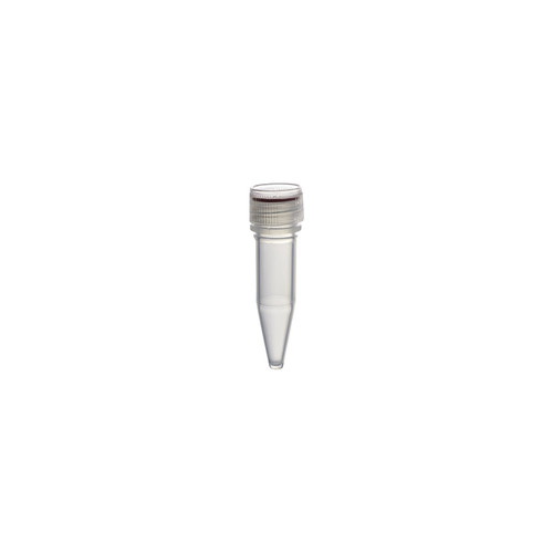Micrewtube® Microcentrifuge Tubes with O-Ring Seal Screw Cap, 1.5mL Conical Bottom, Sterile, Non-Printed, case/500