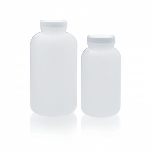 Wheaton® HDPE Wide Mouth Round Packer Bottle, 30 ml, case/48 Wheaton® HDPE Wide Mouth Round Packer Bottle, 30 ml, case/48