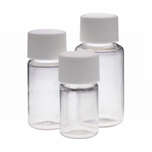 Wheaton® PET Diagnostic Bottle, Clear, 20 ml, case/100