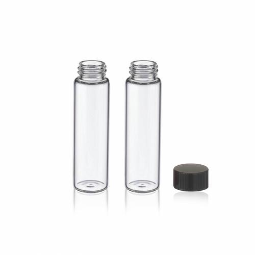 Wheaton® E-C Sample Vials, Borosilicate Glass, 16 ml, No Cap, case/200