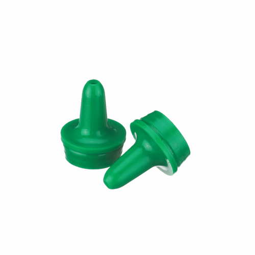 Wheaton® Extended Controlled Dropper Tip, 20mm, Green, case/1000