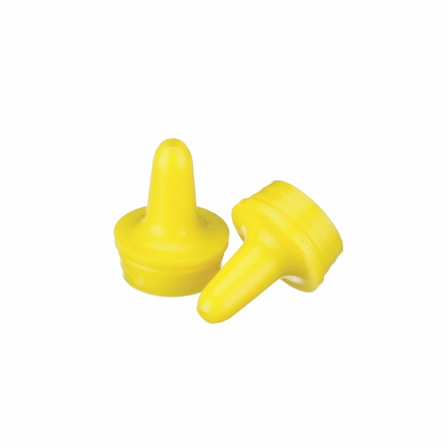 Wheaton® Extended Controlled Dropper Tip, 20mm, Yellow, case/1000