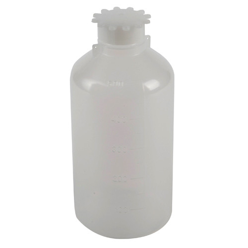 Lockable (Tamper Evident) Security Bottles, Narrow Mouth LDPE,500mL, pack/5