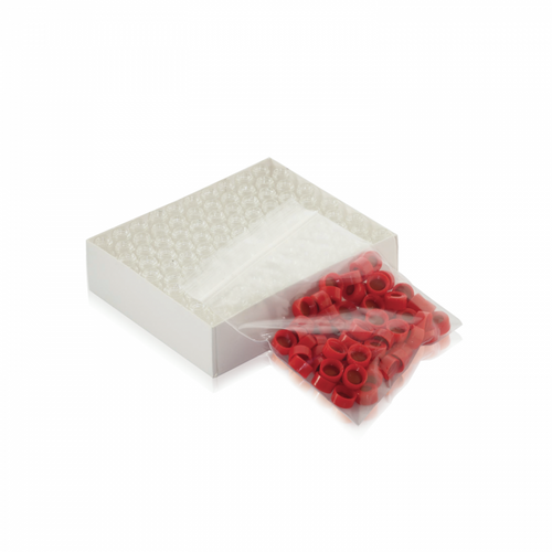 Wheaton® ABC Vials, 1.8 mL Borosilicate Glass, Convenience Pack, Clear, White PTFE / Red Silicone, Red, pack/100 Wheaton® ABC Vials, 1.8 mL Borosilicate Glass, Convenience Pack, Clear, White PTFE / Red Silicone, Red, pack/100