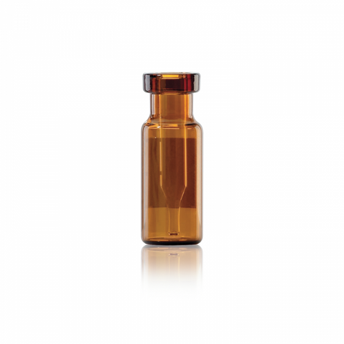 Wheaton® LVI Vials, Borosilicate Glass, 12 x 32mm Crimp Top, Amber