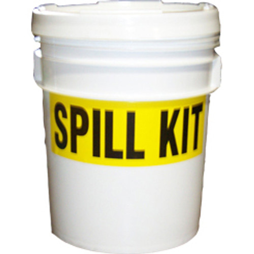 Oil Only Transport Spill Kit, 5 gallon Pail with Shovel