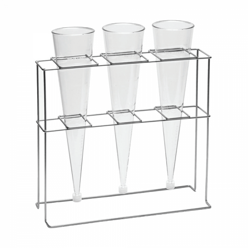 Wheaton® Imhoff Cone Racks, 3-Place Rack