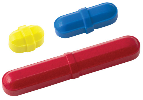 Stir Bar Kit, Octagonal Color-Coded Stir Bars, PTFE, pack/24
