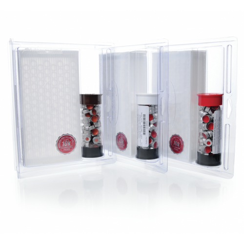 Wheaton® MicroLiter® Component Kit, Borosilicate Glass Vials, 12 x 32, 11mm, PTFE / Silicone / PTFE Septa, Clear Vial, Borosilicate Glass, Seal with Patch, Pack/100 Wheaton® MicroLiter® Component Kit, Borosilicate Glass Vials, 12 x 32, 11mm, PTFE / Silicone / PTFE Septa, Clear Vial, Borosilicate Glass, Seal with Patch, Pack/100