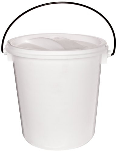 Nalgene® 7102-0080 Pail with Air-Tight Lid, LDPE, 7.6L, case/12