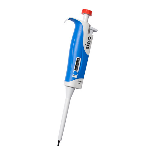 Variable Volume Micropipette, Fully Autoclavable, 0.5-10ul Volume Range, 0.10ul Increments with Calibration Report