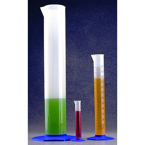 Nalgene® 3662-0500 Graduated Cylinders, Polypropylene, 500 mL, case/8