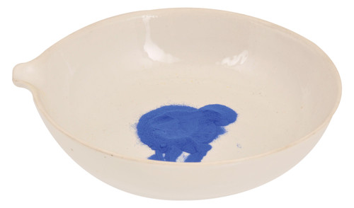 Evaporating Dish, Round Form with Spout, 80mL, Outer Diameter 80mm, 30mm Height