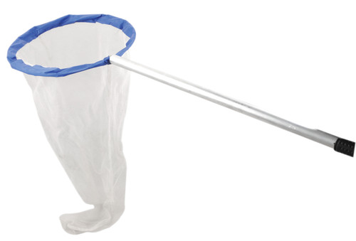 Insect Collecting Net, 30" Aluminum Handle, 12" Iron Wire Ring, 30" Deep Net