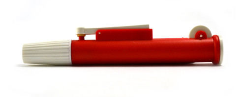 Pipette Pump, 25 ml, Red Color, Precise Pipetting & Quick Emptying