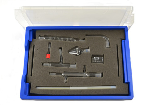 Starter kit for Simple Organic Chemistry, 8 Pieces with Case, Borosilicate Glass