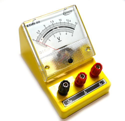 Moving Coil Meters DC, Voltmeter 0, 5 V, 0, 15 V (Dual) Moving Coil Meters DC, Voltmeter 0, 5 V, 0, 15 V (Dual)