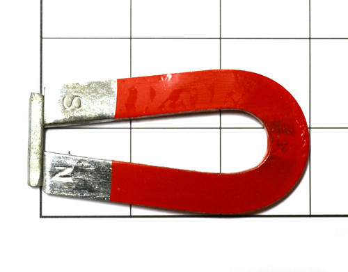 Horseshoe, U Magnet, Chrome Steel, 3" x 1 9/16"