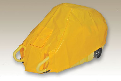 Eagle® Tarp, Dolly Cover for Drum Dollies, Yellow